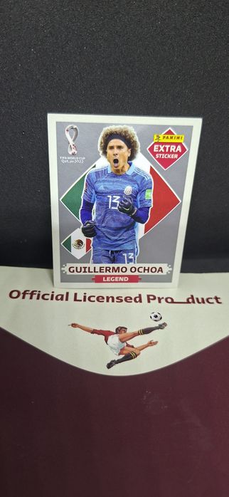 Panini Extra Sticker Guillermo Ochoa Legend FIFA World Cup Qatar 2022