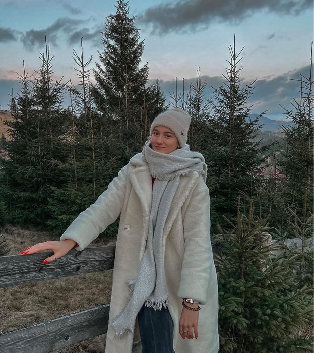 Шуба зимова, натуральна овчина