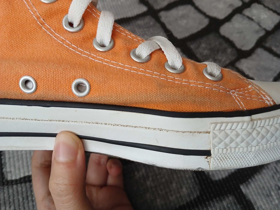 sapatilhas all star converse laranja 40 tenis botas
