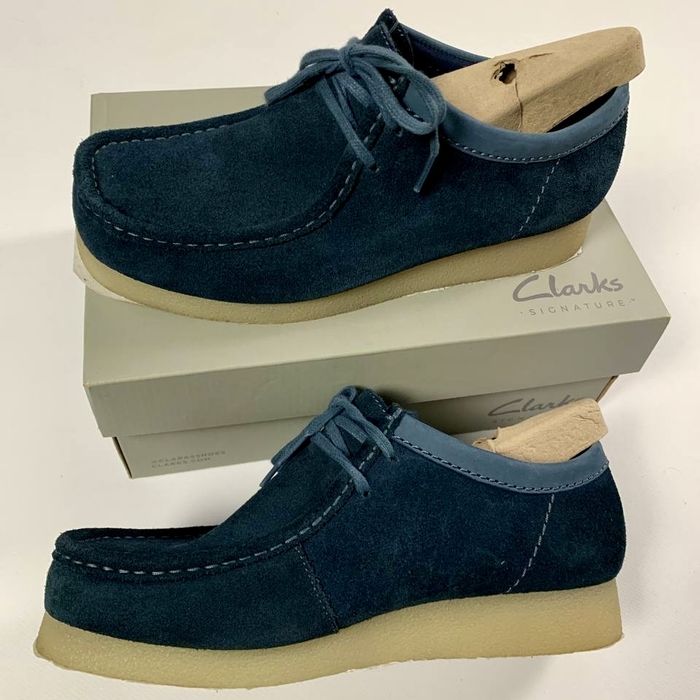 Замшеві туфлі Clarks Originals Wallabee Boot