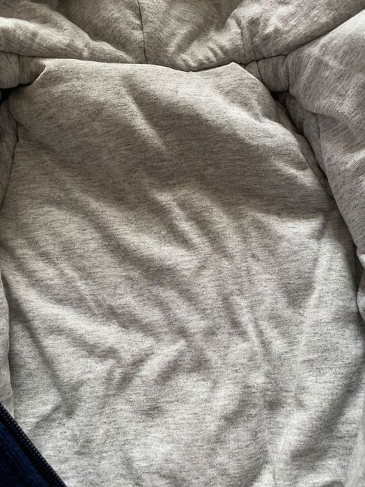 Комбінезон Bambinelli велюр утеплений з вишивкою синій р.68