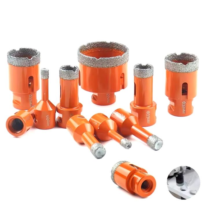 Алмазная сверло-коронка  плитка/стекло;керамогранит;мрамор [3-125 мм]