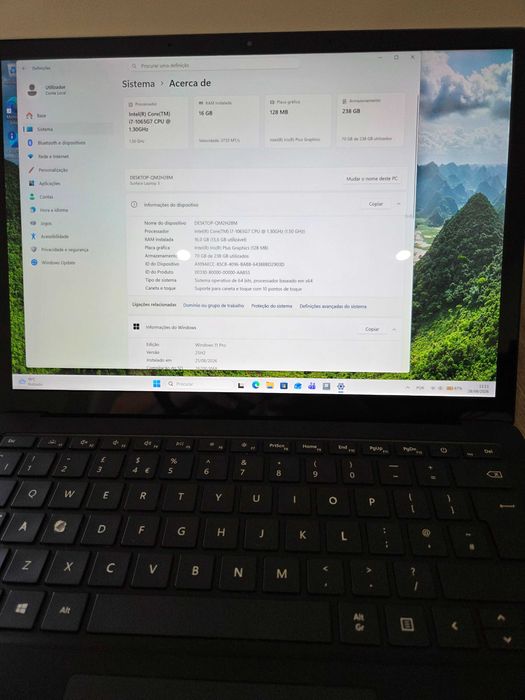 Surface Laptop 3 i7 16Gb Ram 256GB