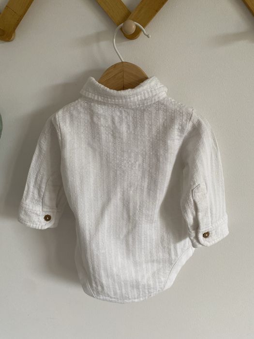 Koszula body next 62 białe jak newbie