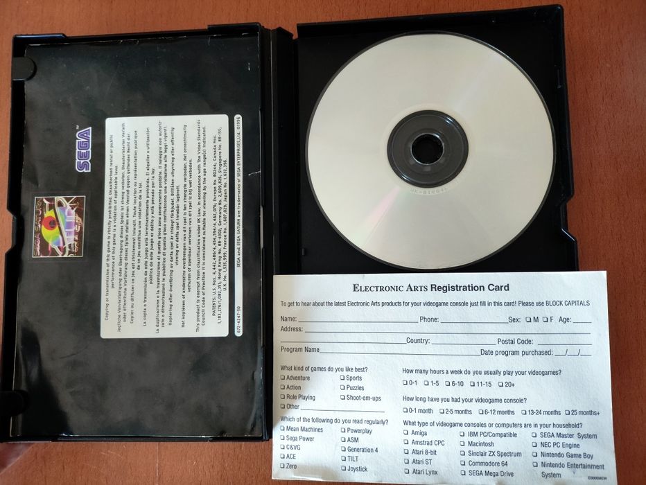 Sega Ages Volume 1 Sega Saturn PAL Original Completo Testado