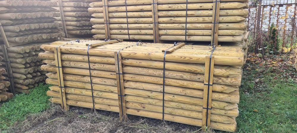 paliki, kołki, palisada, palik toczony