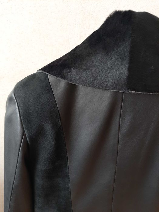 Плащ із натуральної шкіри