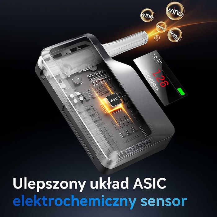 Alkomat na USB - 5 Ustników - Ładowarka - Profesjonalny