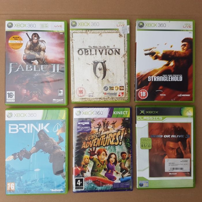 Jogos originais para XBOX360