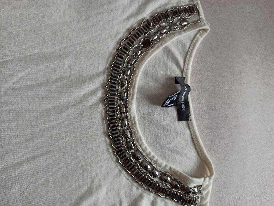 Bluzka damska kremowa