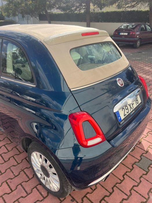 Fiat 500c 2019 capota estragada