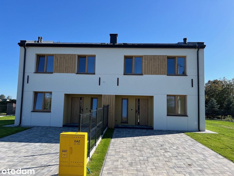 Mieszkanie 95m2 z czterema pokojami, strychem 42m2 i działka 4,3ar