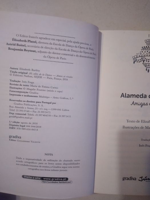 Livro Alameda da Dança