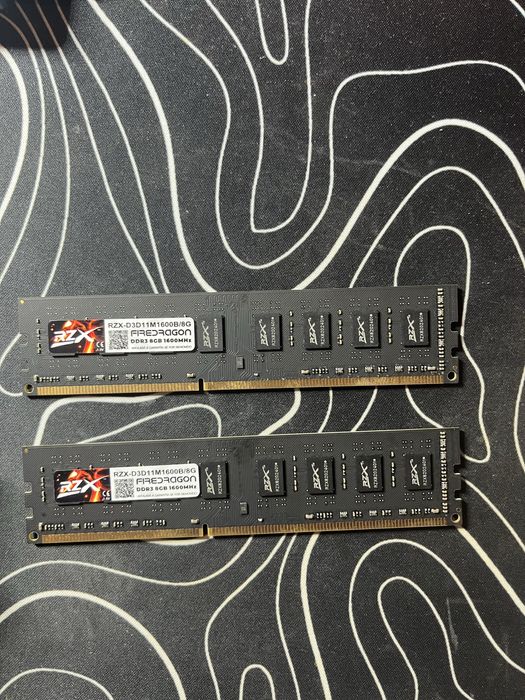 Оперативна памʼять DDR3 RZX Firedragon 16GB (2×8GB) 1600 MHz