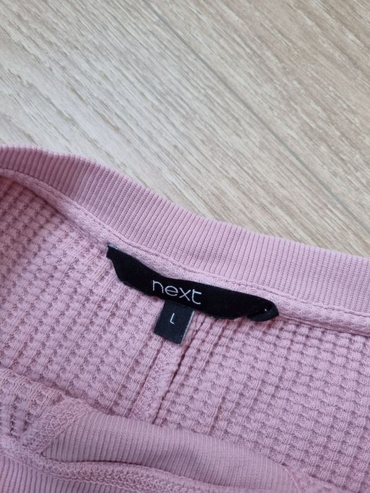 Sweterek bawełniany różowy L XL nietoperz Next