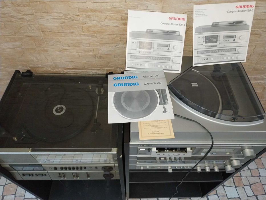 Aparelhagens Antigas Grundig e Siemens - Conjunto