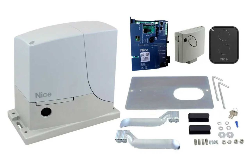 Nice Rox 1000, Мотор/привід для відкатних брами, Автоматика