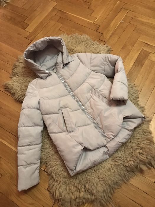 Жіноча зимова курточка плащ пуховик