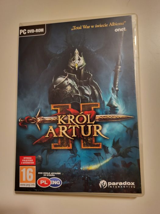 Król Artur 2 rpg pudełko  PC