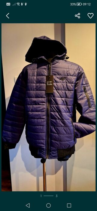 Cienka  Pikowana kurtka męska  r XL