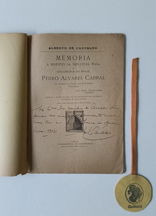 Memoria a respeito da sepultura rasa do descobridor do Brazil