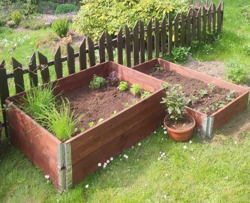 Duży Solidny Warzywniak/Kompostownik Rabatnik 120x80 cm nowość