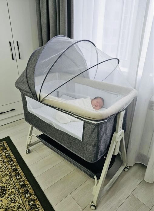 Нове приставне ліжечко-гойдалка 3в 1