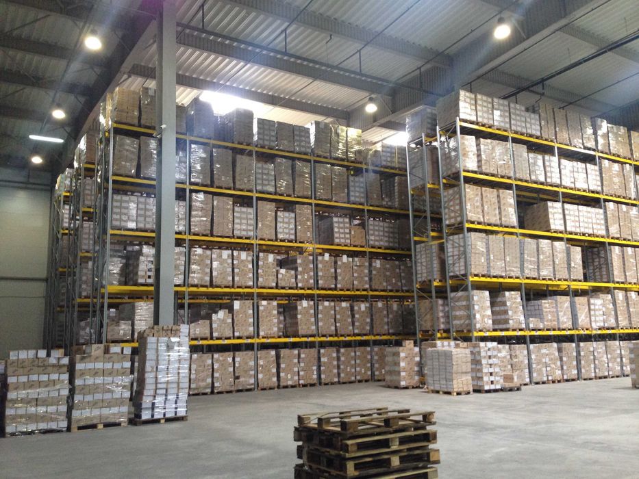 продаж палетних стелажів зі складу, стелажі для складу фронтальні бу