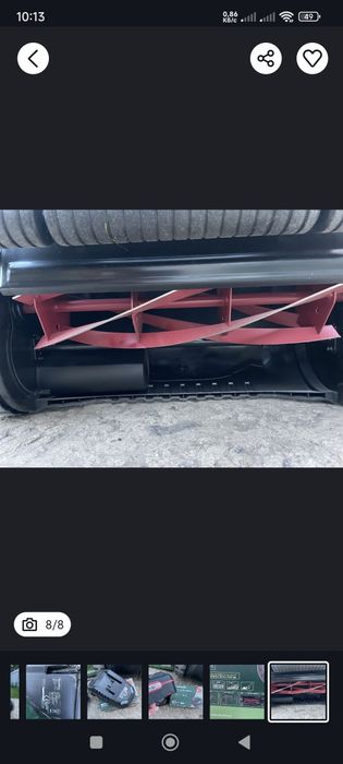 Акумуляторна цілендрична газонокосарка Рarksidеr. Майже нова