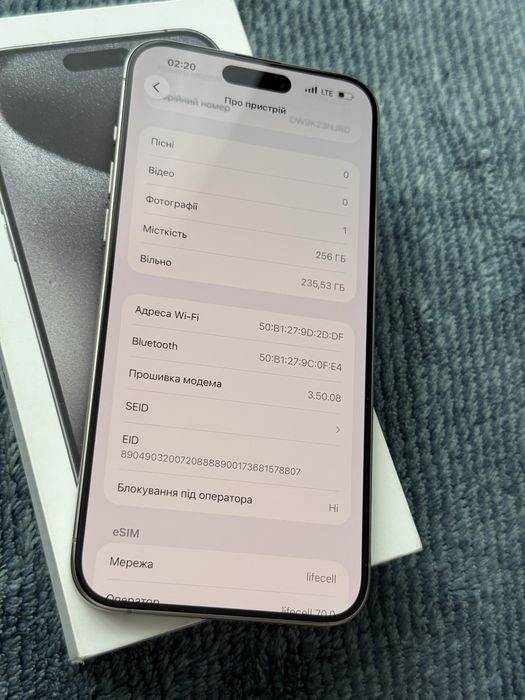 Iphone 15 Pro Max офіційний 92% акб