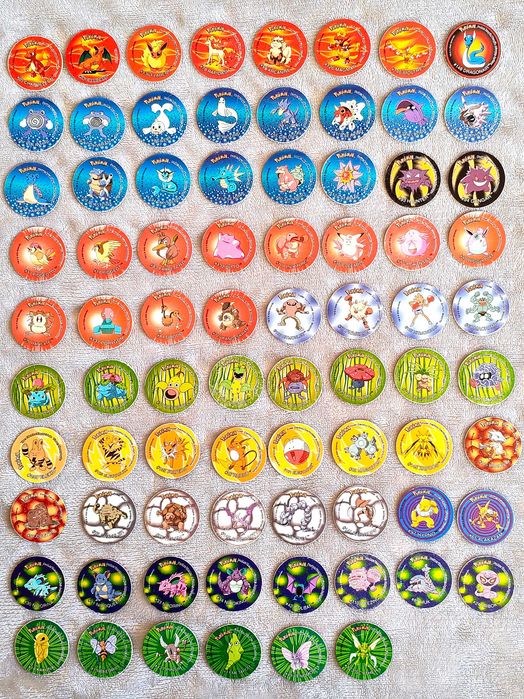 Bundle + 200 Tazos Pokémon