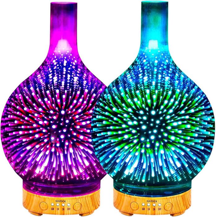 Nawilżacz powietrza 3w1 z lampką RGB i funkcją aromaterapii