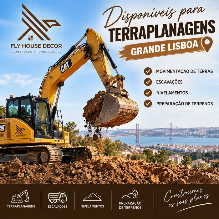 Limpeza de terrenos • terraplanagens