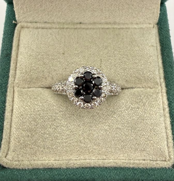 Złoty pierścionek 585 z diamentami 1,20ct