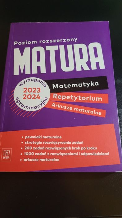 Repetytorium maturalne matematyka rozszerzona WSiP