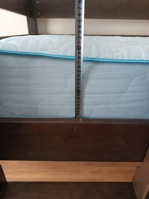 Ліжко-чердак дитяче з матрацом