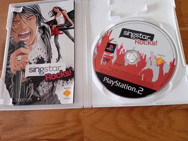 SingStar Rocks! PS2 – Raro | Completo com caixa e manual