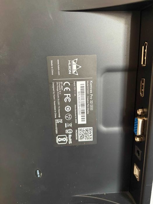 Monitor Huion Pro 22 (2019) | GT-2201 | 21,5"