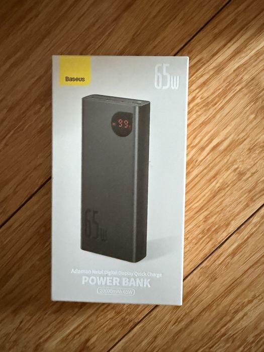 Baseus power bank 65w nowy