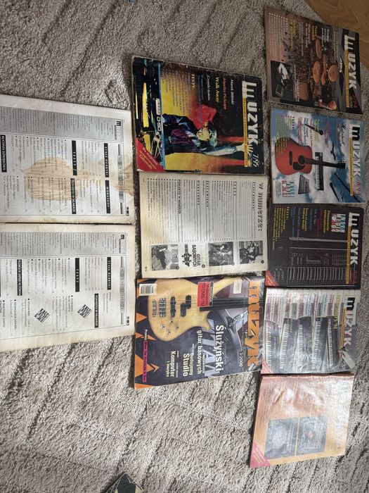 Czasopisma MUZYK – 10 numerów z lat 1993–2000