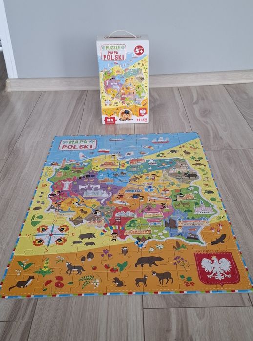Puzzle Mapa Polski - CzuCzu