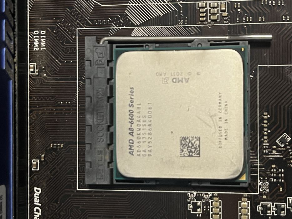 Plyta glowna msi A88XME35 plus RAM + procesor amd