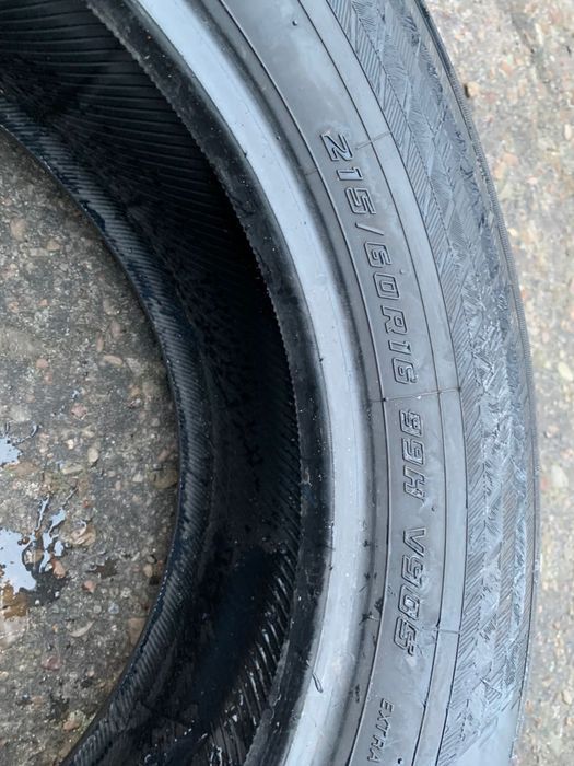 Шини 215/60 R16 Yokohama зима 2022р,7мм