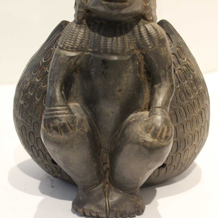 Escultura Terracota - Ocarina (Flauta) - Pré-colombiano – 1967