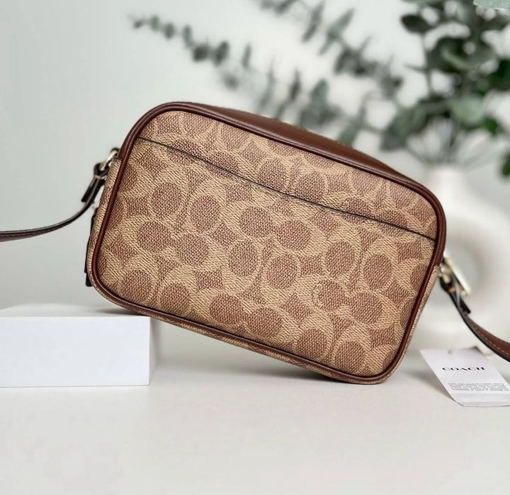 Оригінал Сумка Coach Mini Jamie Crossbody Camera bag  канва