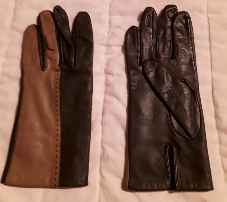 Par luvas Salvador Bachiller, tamanho M, castanho e preto