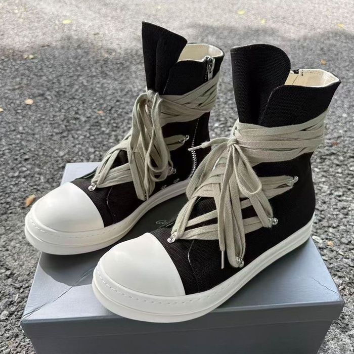 Кеди Rick Owens DRKSHDW hexagram ramones megalace високі | кеды рик овенс рамоны кеди рік овенс рамони