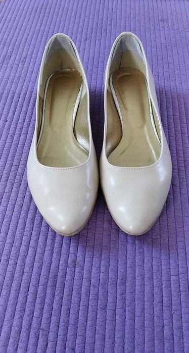 baleriny/czółenka skórzane