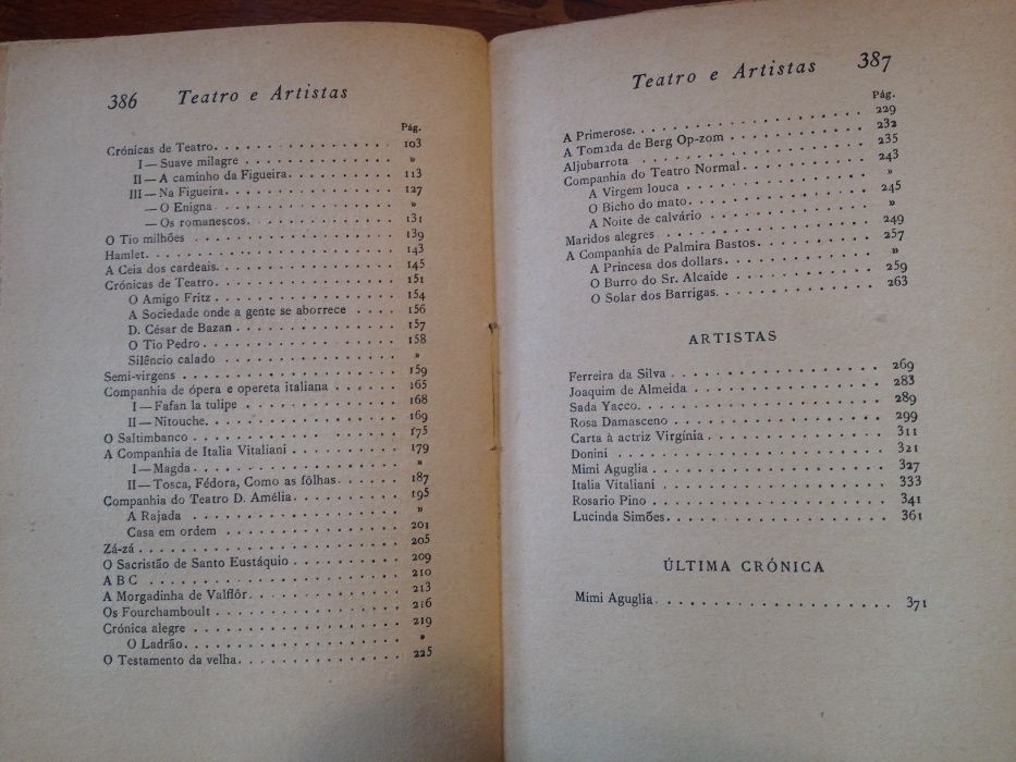J. M. Teixeira de Carvalho - Teatro e Artistas