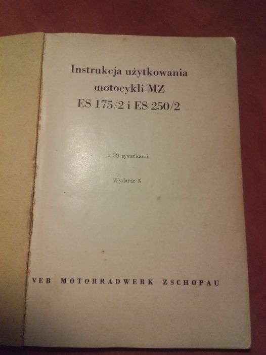 Oryginalna instrukcja MZ ES